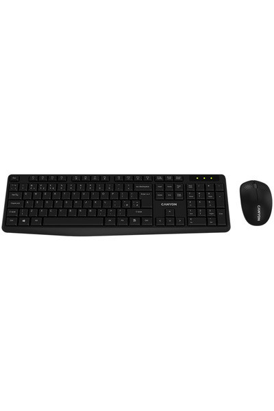 Other Set tastatură și mouse CANYON SET-W01 Wireless Negru
