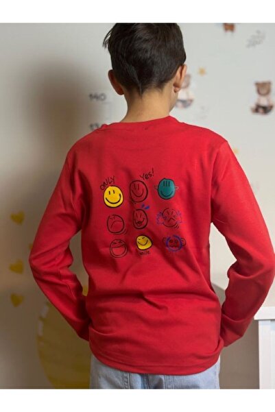 Mir KidsClup تي شيرت بأكمام طويلة من قماش الإنترلوك للجنسين