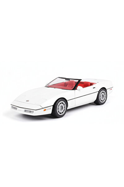 JPT 1986 Chevrolet Corvette 1:24 Die-Cast White