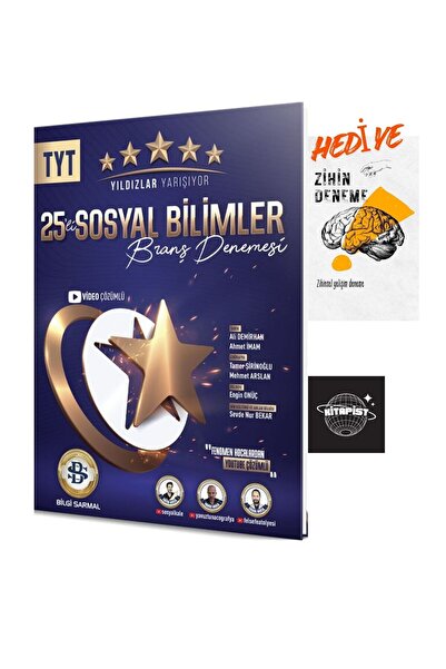 Bilgi Sarmal Yayınları Yıldızlar Yarışıyor TYT Sosyal Bilimler 25 li Branş De...