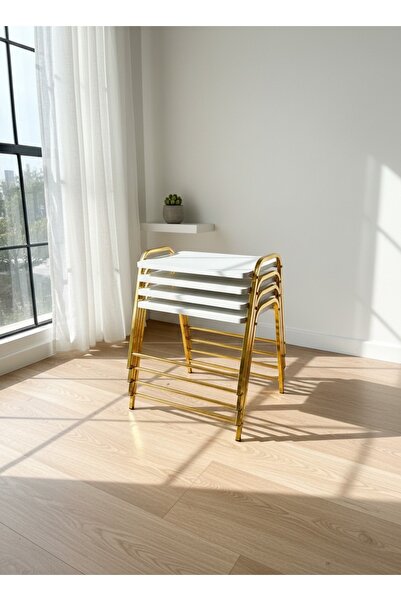 Zigon 4'LÜ TEPSİ MODEL MODERN SEHPA