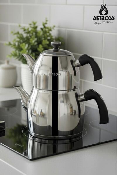 Amboss Teadora 4 Piece Stainless Steel Medium Size Teapot