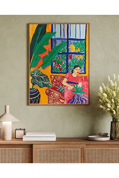 woodhomeworks Tablou decorativ pentru birou, dintr-o singură piesă, seria Mat...