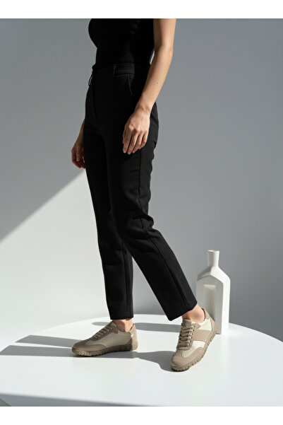 Deripabuc Genuine Leather Beige Women's Anatomical Leather Casual Shoes Dp79-...