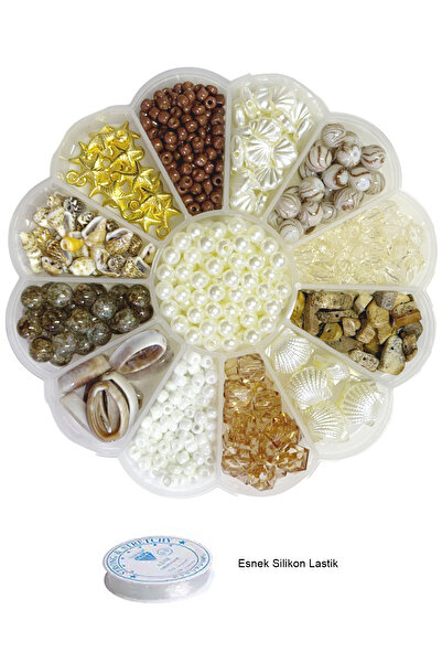 By MO Accessories YENİ SEZON Kahverengi tonları ve İnci Boncuk Deniz Kabuklar...