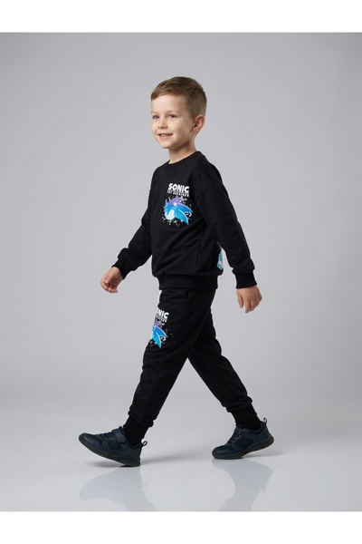 JELİBOOM KİDS Boy's Sonic the Hedgehog Printed Set