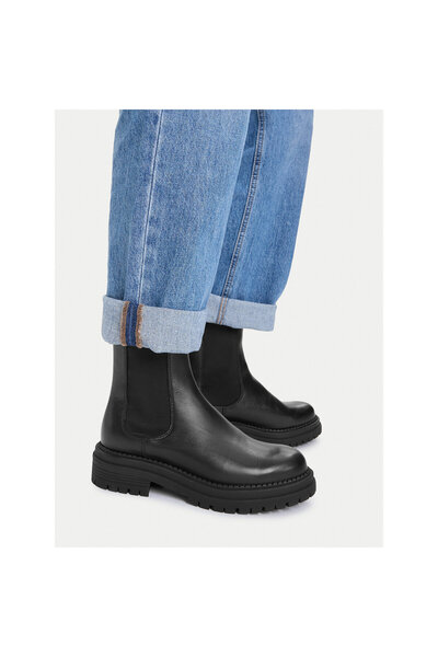 LASOCKI Ghete Chelsea pentru femei negre CEO-RST-WHETER-02