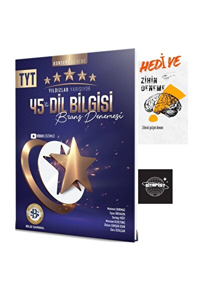 Bilgi Sarmal Yayınları Yıldızlar Yarışıyor TYT Dil Bilgisi 45 li Branş Deneme...