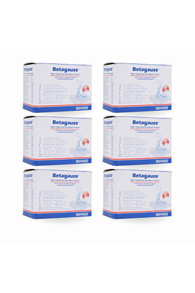 Betasan Betagauze Steril Emici NonWoven Kompres 7,5cmx7,5cm (5x20) - 100'lü K...