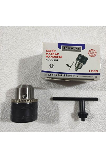 Tricraft DEMİR MATKAP MANDRENİ 2-13 MM ÜSTÜN KALİTE 1 ADET GÖNDERİLİR