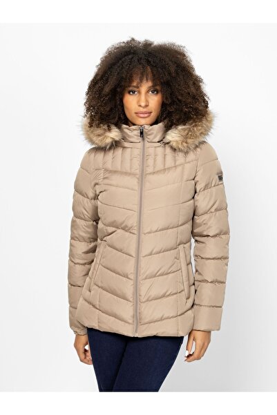 Heavy Tools Women's quilted jacket NARLA TAUPE M