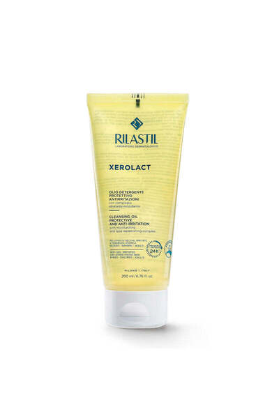 Rilastil Xerolact Protecting, Moisturizing & Anti-Irritation Facial Oil Clean...