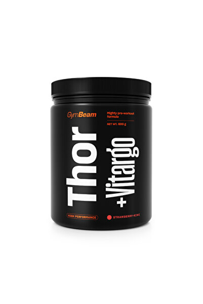 GymBeam Thor Fuel + Vitargo, 600 g, căpșuni-kiwi