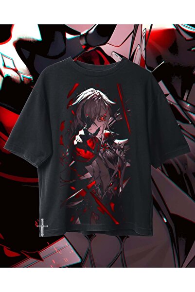 Touz Moda Genshin Impact Printed Unisex Oversize T-Shirt