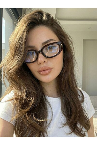 Goldmine Women's Elara Blue Light Protection Screen Glasses Brown