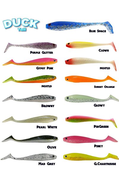 Fujin Duck Tail 9cm Silikon Balık