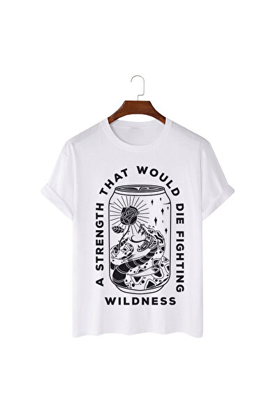 Kartier Unisex White Snake Can T-Shirt