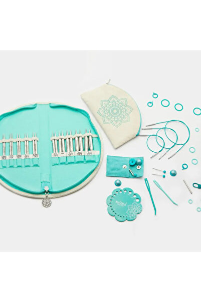 KnitPro The Mindful Serisi - Kısa Değiştirilebilir Şiş Seti (10 CM) - WARMTH