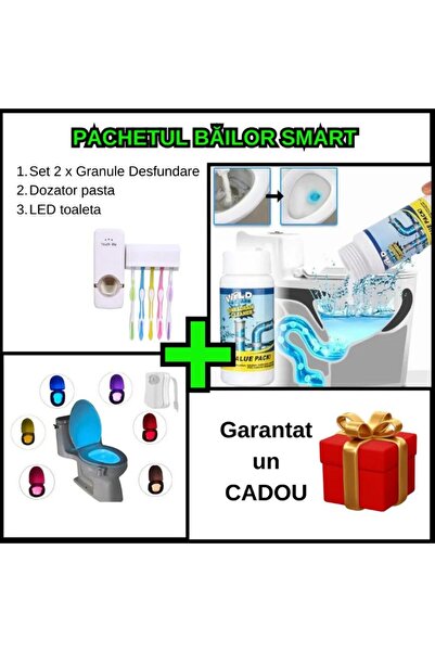 OEM Toothpaste Dispenser with Toothbrush Holder + 2 x Drain Unblocking Granul...