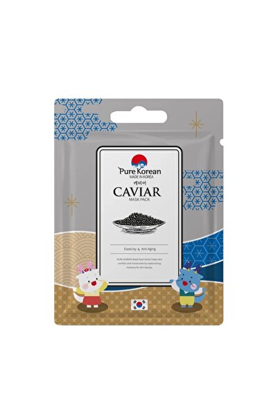 PURE KOREAN قناع الوجه بالكافيار الكوري النقي ( منتجات أصلية )