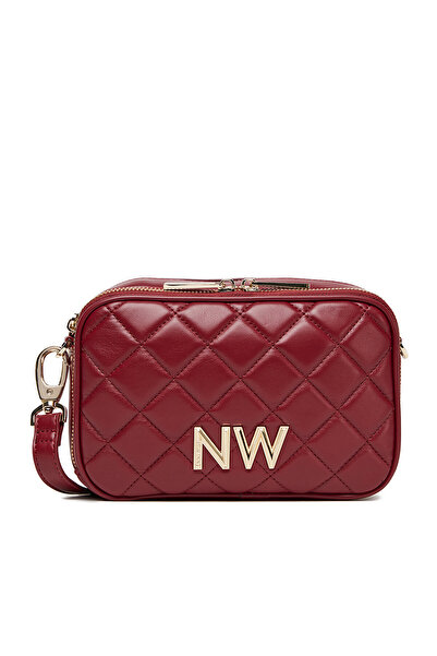 Nine West handbag woman burgundy CEO-Greenwich-Glam-L