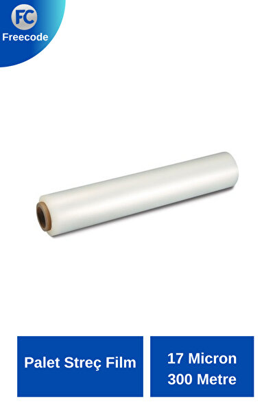 Freecode Palet Streç Film 17 Micron 300 Metre |   Strong Grip, Transparent & ...