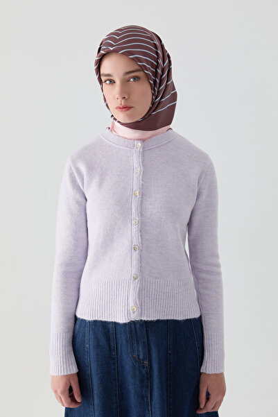 Tuğba Ahenk Sura İpek Eşarp - Bordo