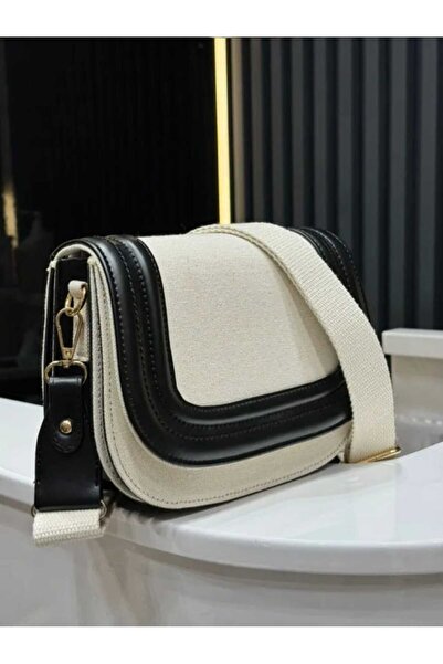 ÖZÜM TAKI Women's Straw Hand and Shoulder Bag Black