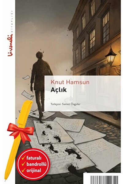İnkılap Kitabevi Alfa Kalem Açlık – Livaneli Kitaplığı (Knut Hamsun) YENİ Rom...