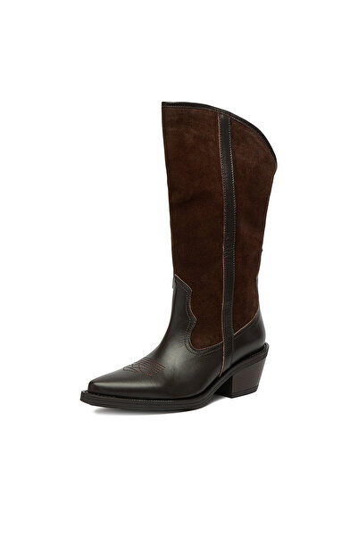 BADURA cowboy boots women brown EO-BAYLOR-07101
