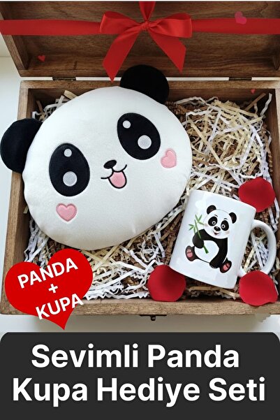 Svein Özel Tasarım Sürpriz Romantik Gift Sevgililer Günü 14 Şubat Sevimli Pan...