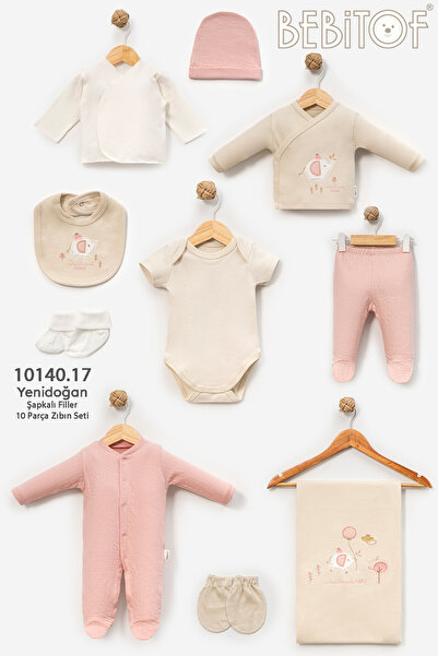 Bebitof My Baby Kumsal 100% Cotton 10 Lu Hospital-Issued Hats for Babies 10140