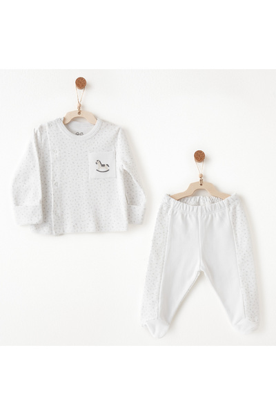 andywawa طقم بيبي زيبين مكون من قطعتين بمشبك جانبي من ماي ليتل وورلد