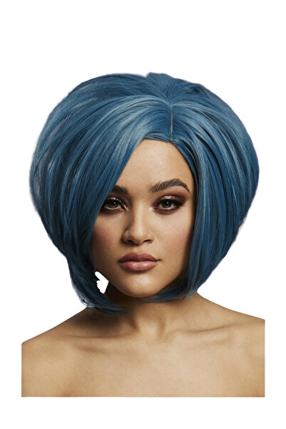 FEVER Savanna professional blue bob wig