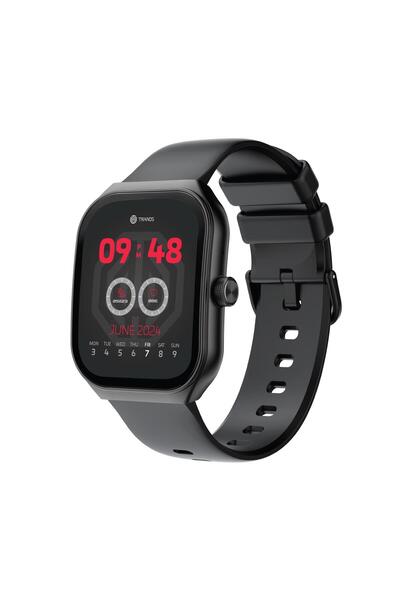 trands Curved Screen Smartwatch BK SW200