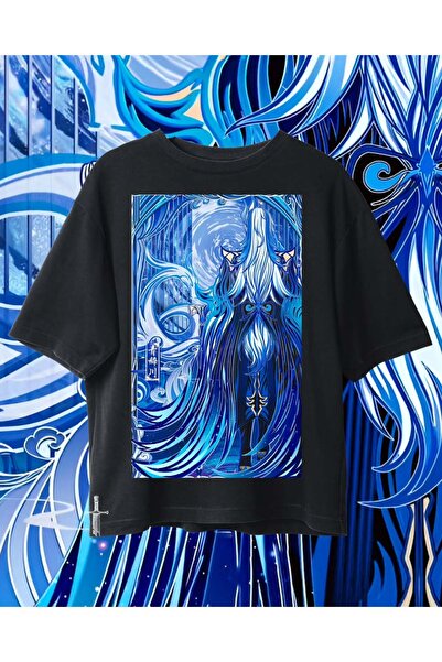 Touz Moda Genshin Impact Printed Unisex Oversize T-Shirt