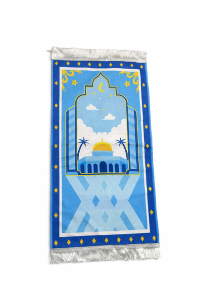 TRModam Covoraș de rugăciune pentru fete - Covoraș de rugăciune cu imprimeu d...