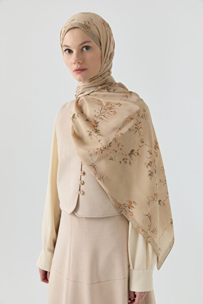 Tuğba Güzide İpek Şal - Bej