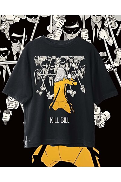 Touz Moda Kill Bill Printed Unisex Oversize T-Shirt