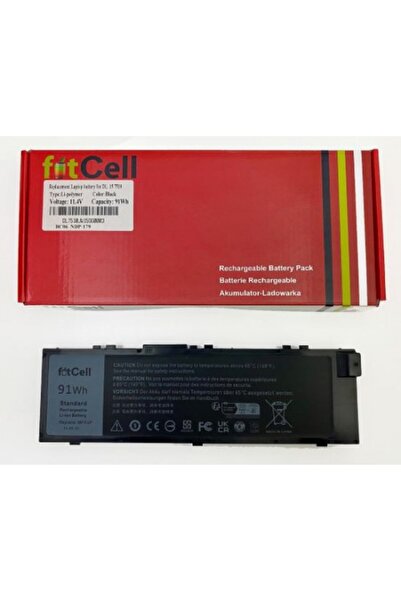 FITCELL Dell uyumlu Precision 15 7510 Precision M7510 Laptop Notebook Batarya...