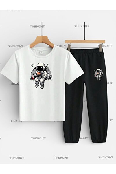 THEKONT SET PENTRU COPII CU IMPRIMEU NASA ASTRONAUT (TRIOC - PANTALONI DE TRE...
