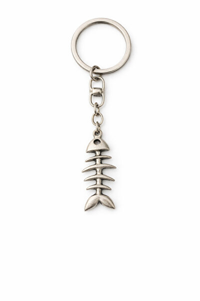 HER ŞEY NOTA www.herseynota.com Bone Tide – Breloc metalic unisex de culoare ...