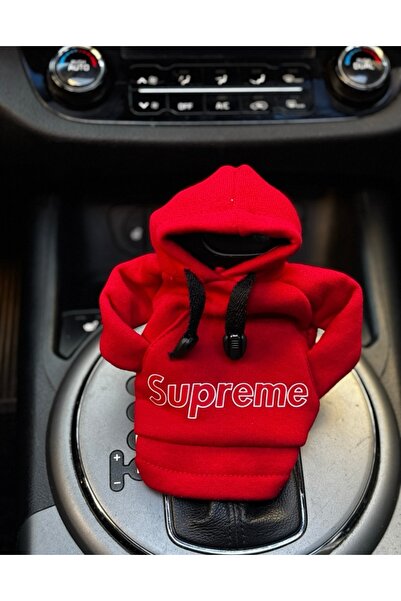 Asel SUPREME Kırmızı Vites Poları Kapşonlu Sweatshirt