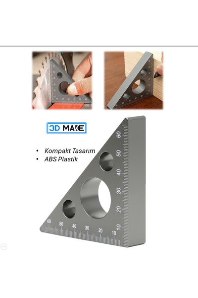 3DMake Mini Üçgen Gönye