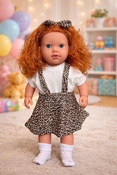 ŞAŞKIN HOUSE SEVİMLİ KONUŞAN SESLİ LEOPAR JİLELİ BEBEK OYUN VE UYKU ARKADAŞI ...