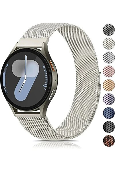 Dexmon 20mm Metal Mesh Stainless Band Compatible with Samsung Galaxy Watch 4/...