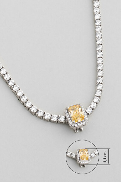 So CHIC... Güneş Perisi 18 Ayar Beyaz Altın Kaplama Gümüş Charm