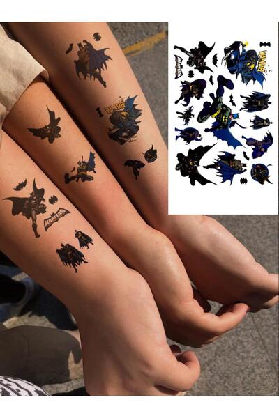 Mecit Tuhafiye SÜPER KAHRAMAN BATMAN GEÇİCİ DÖVME