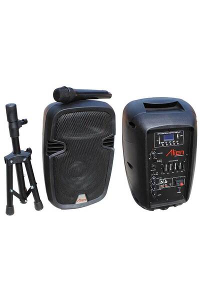 ALIEN Incinta activa 8inch ABS 2108DA-R USB/SD/FM/BT/ACCU