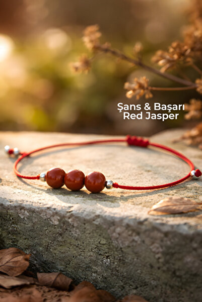 NBS Beautiful Naturel Stones Luck & Success Series Red Jasper Natural Stone B...